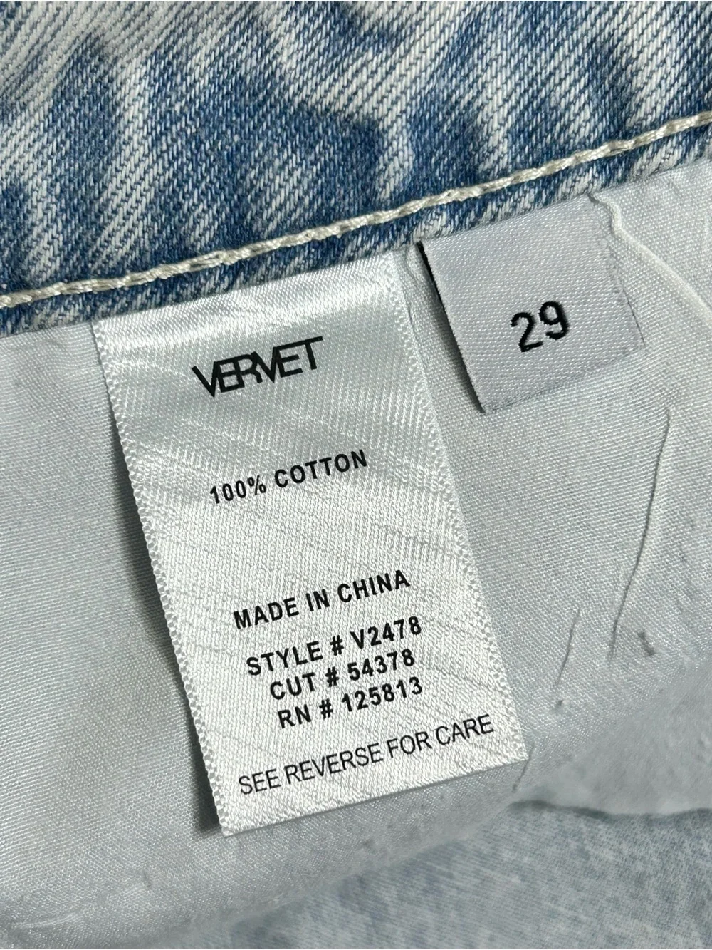 New! Vervet High Rise Leslie 90s Vintage Flare Leg Jeans Womens Size 29 - Picture 13 of 15